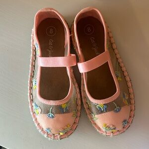 Cat and Jack floral spring shoes